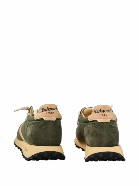 Sneakerși Valsport din piele de căprioară verde