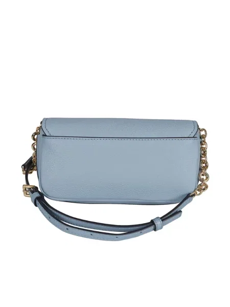 Torebka crossbody Michael Michael Kors z logo niebieska