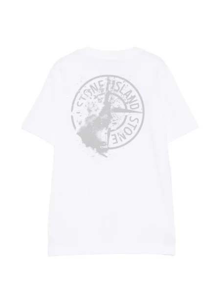 Koszulka dziecięca Stone Island biała