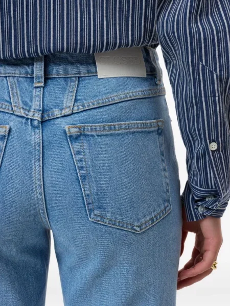 Cropp blugi drepți Closed albastru