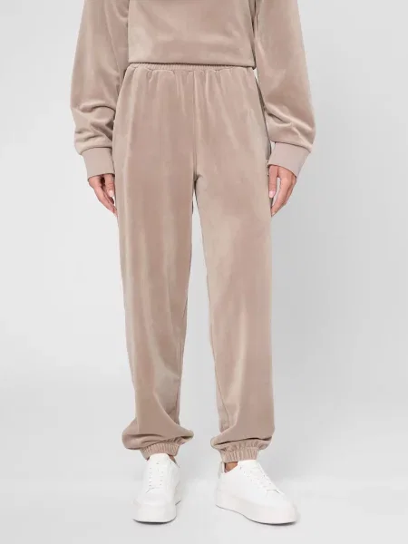 Штани PRPY поліестер/еластан бежевий