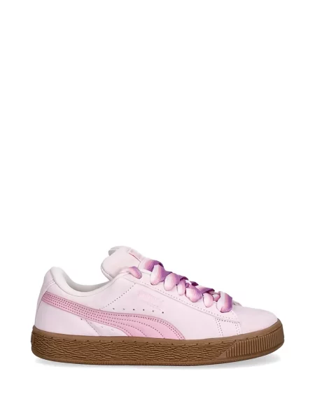 Sneakerși Puma Suede din piele de căprioară roz