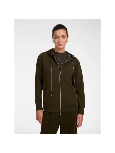 Bluza z kapturem Elena Miro' z kapturem zielona