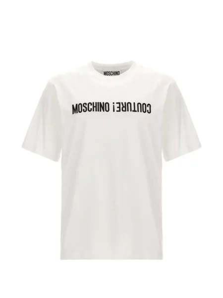 Tricou Moschino cu imagine alb