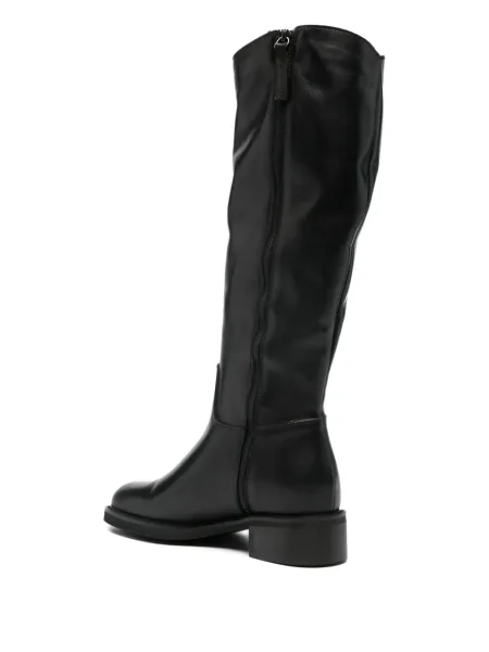 Botine Progetto din piele negru