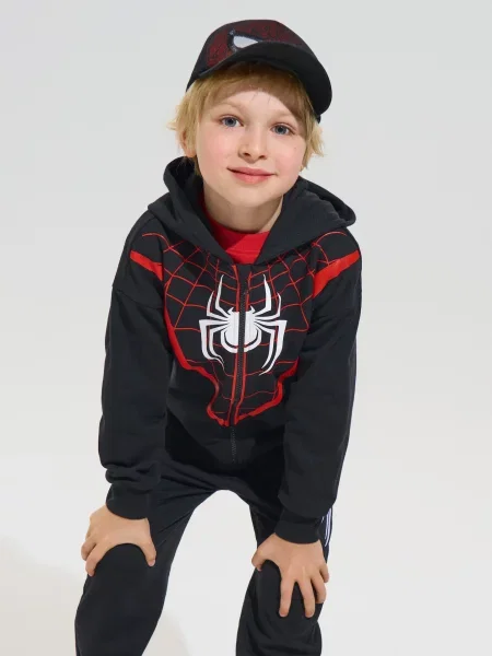 Sinsay kšiltovka s reflexními prvky Spider-Man černá