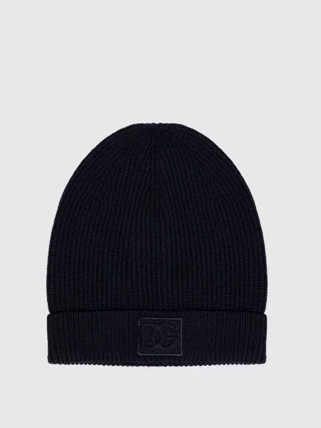 Шапка з вовни Dolce&gabbana синя