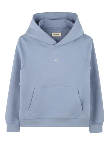 Bluza z kapturem dziecięca Zadig & Voltaire niebieska
