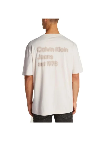Póló Calvin Klein Jeans bézs