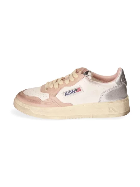Sneakersy Autry skórzane retro białe