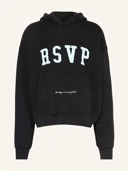 Rsvp Gallery Mikina S Kapucí Easton černá/ mátová černá
