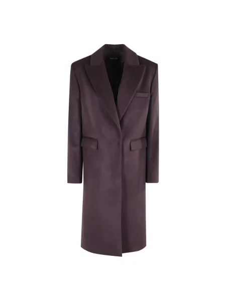 Płaszcz Federica Tosi z kaszmiru brązowy