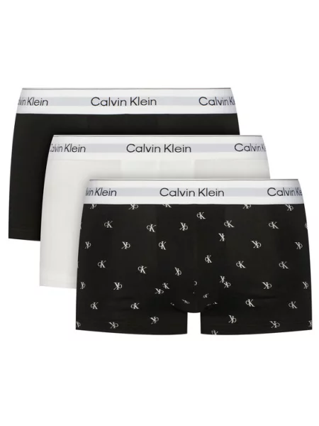 Boxerky Calvin Klein Jeans s nízkym pásom čierna