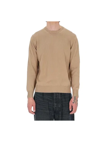 Dzianinowy sweter Drumohr brązowy