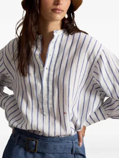 Кожени чорапи Polo Ralph Lauren с отворена пета с пейсли десен бяло