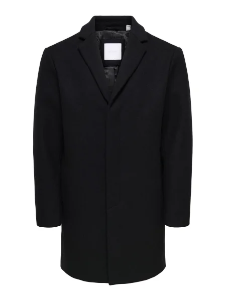 Only & Sons Palton de primăvară-toamnă ONSARON' negru