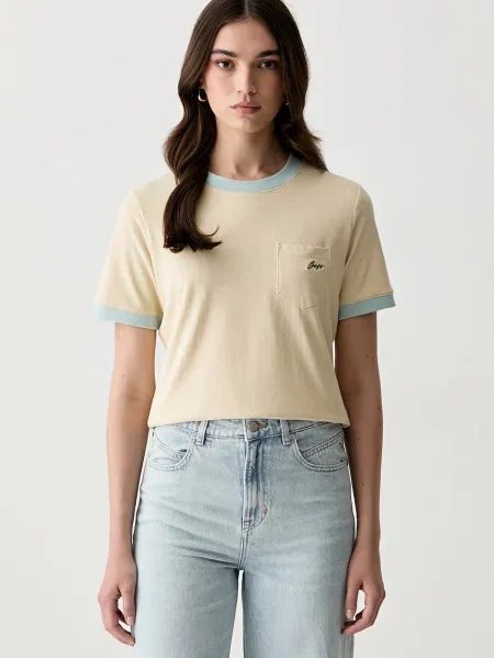 BOSS Orange tricou pentru femei din C_Ezoe bej