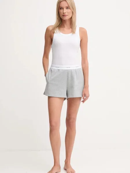 Calvin Klein Underwear szorty lounge melanżowe high waist szary