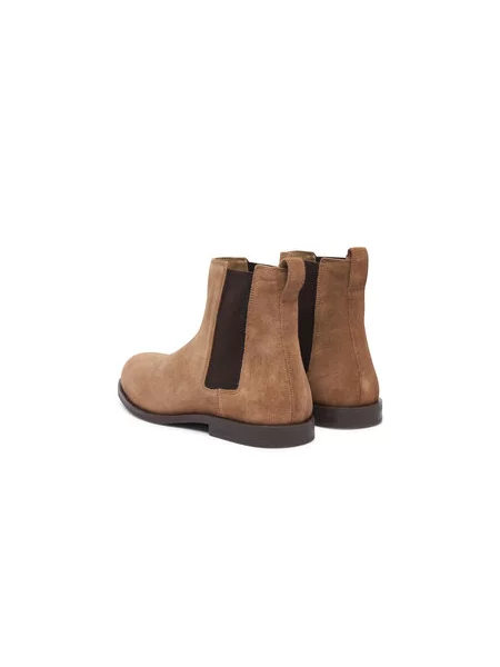 Kotníková obuv s elastickým prvkem Calvin Klein Ess Rubber Chelsea Su béžová