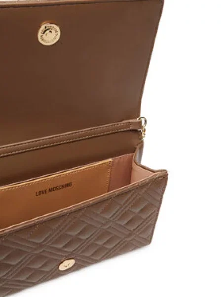 LOVE MOSCHINO Rankinė ruda