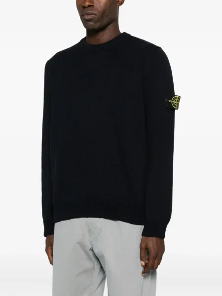 Pulover Stone Island cu strasuri albastru