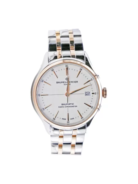 Zegarek Baume Et Mercier biały
