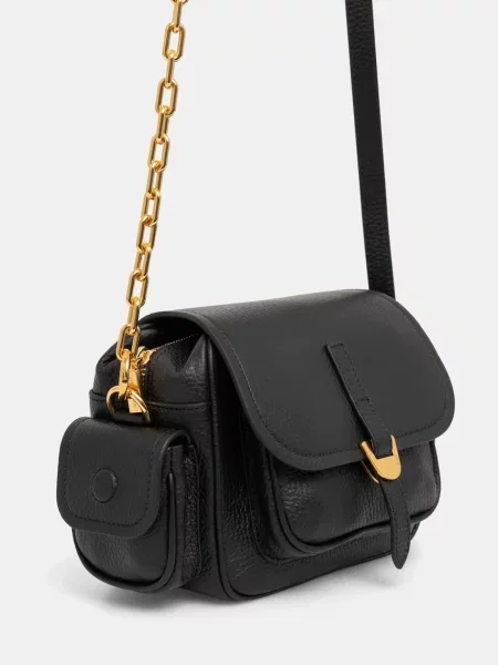 Шкіряна сумочка Coccinelle COCCINELLECAMPUS E1 RFF 55 01 01 чорний