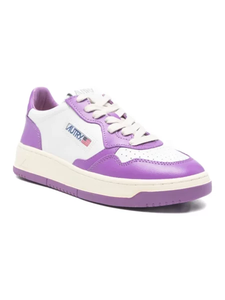 Sneakersy Autry skórzane fioletowe