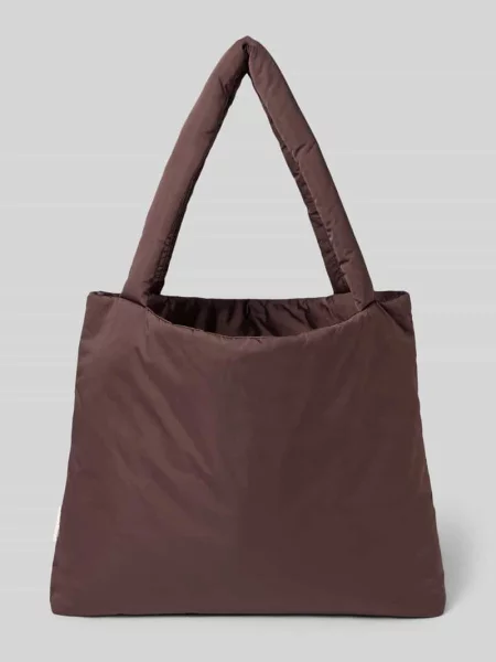 Torba typu tote bag z naszywką z logo model „Puffy” Studio Noos