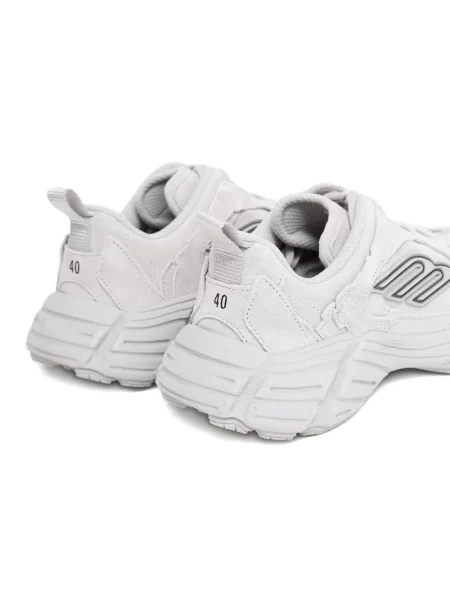 Sneakerși Balenciaga din piele de căprioară alb