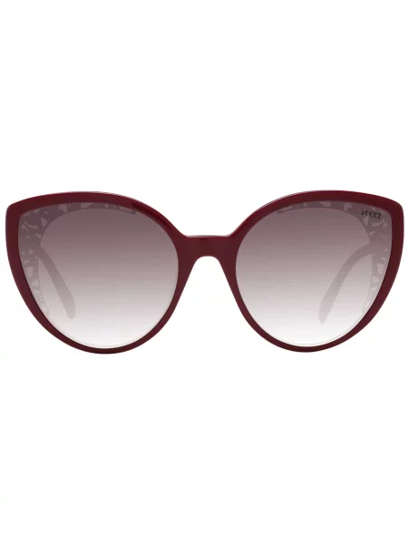 Okulary przeciwsłoneczne Emilio Pucci czerwone
