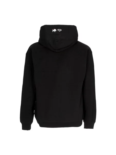 Bluza z kapturem Iuter z logo czarna