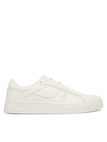 Sneakersy BOSS białe