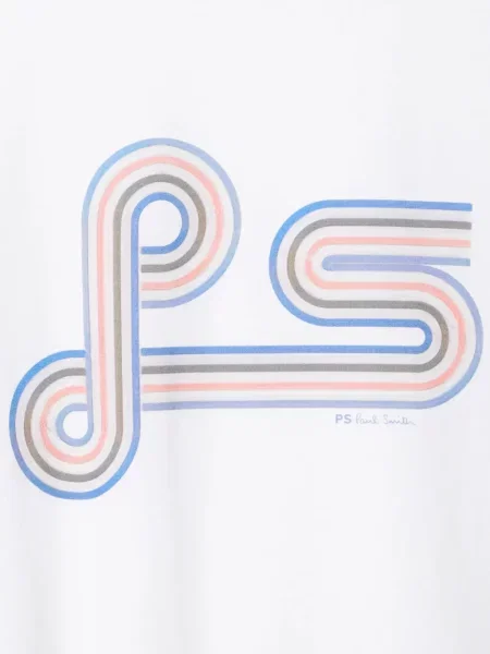 Tricou Ps Paul Smith cu imagine alb