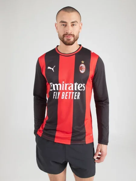 PUMA Funkčné tričko ACM Home Replica červená / čierna biela