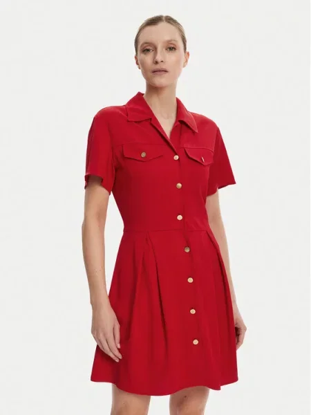 Tommy Hilfiger Sukienka koszulowa czerwony