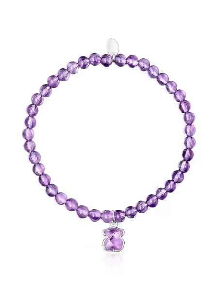 Tous bransoletka z naturalnymi kamieniami Icon Color fioletowa