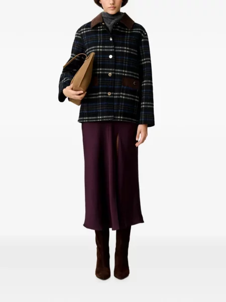 Vilnonis pledas paltas Claudie Pierlot juoda