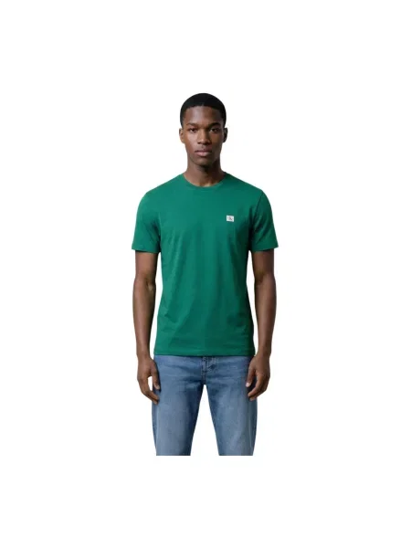 T-shirt z naszywką z logo Calvin Klein Jeans zielona
