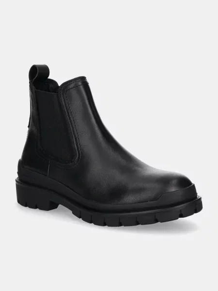 Кожени боти челси G-Star Raw Blake черно