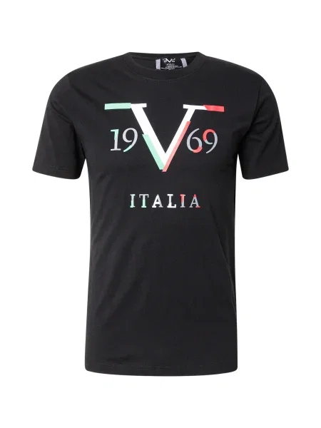 ITALIA Tricou PEDRO verde / roșu / negru alb
