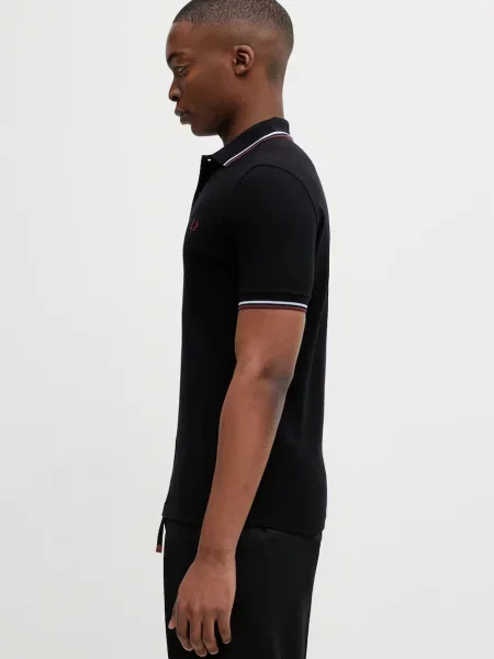 Fred Perry tricou polo negru