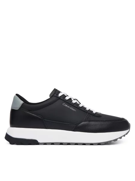 Αθλητικά Calvin Klein City Runner Laceup Lth Mix μαύρο