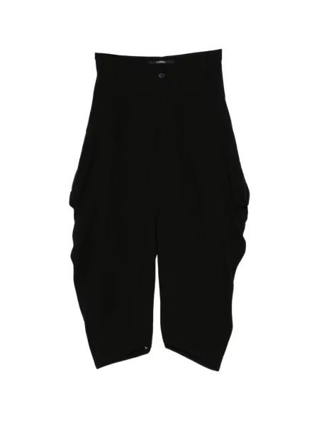 Pantaloni Limi Feu drapate negru