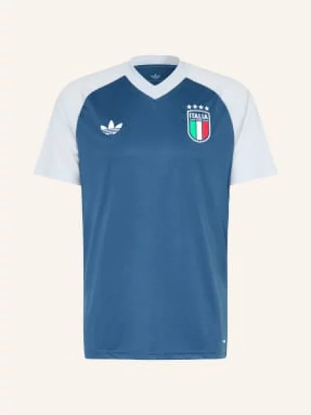 Adidas Koszulka Rozgrzewkowa Włochy 26 Wyjazdowa blau czerwona