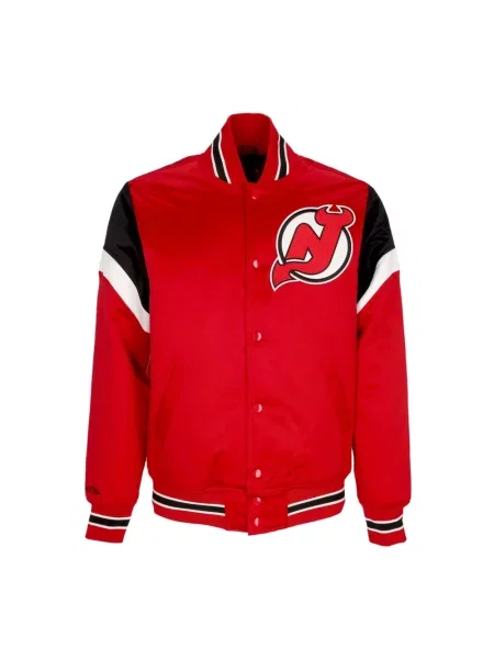Kurtka bomber Mitchell & Ness czerwony