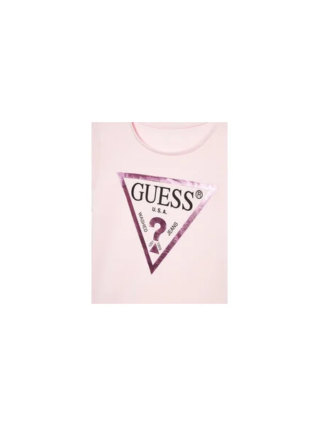 Guess Póló Regular Fit rózsaszín