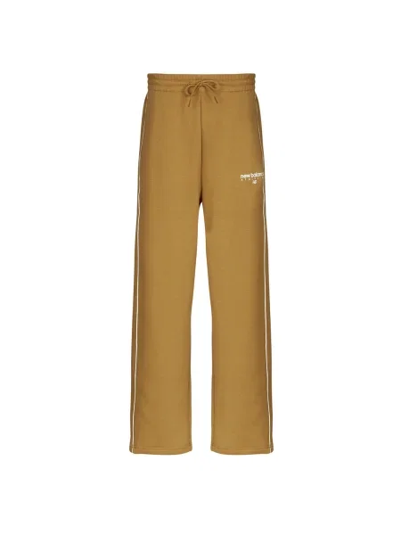 Hanorac din fleece New Balance din fleece maro