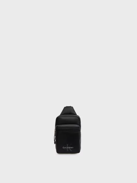 Сумка Calvin Klein з лого чорна