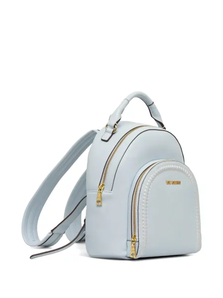 Rucsac Love Moschino cu autograf albastru